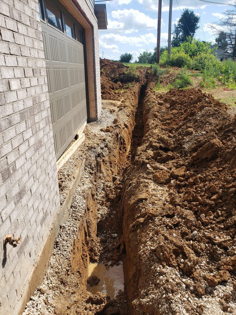 Electrical Line Trench