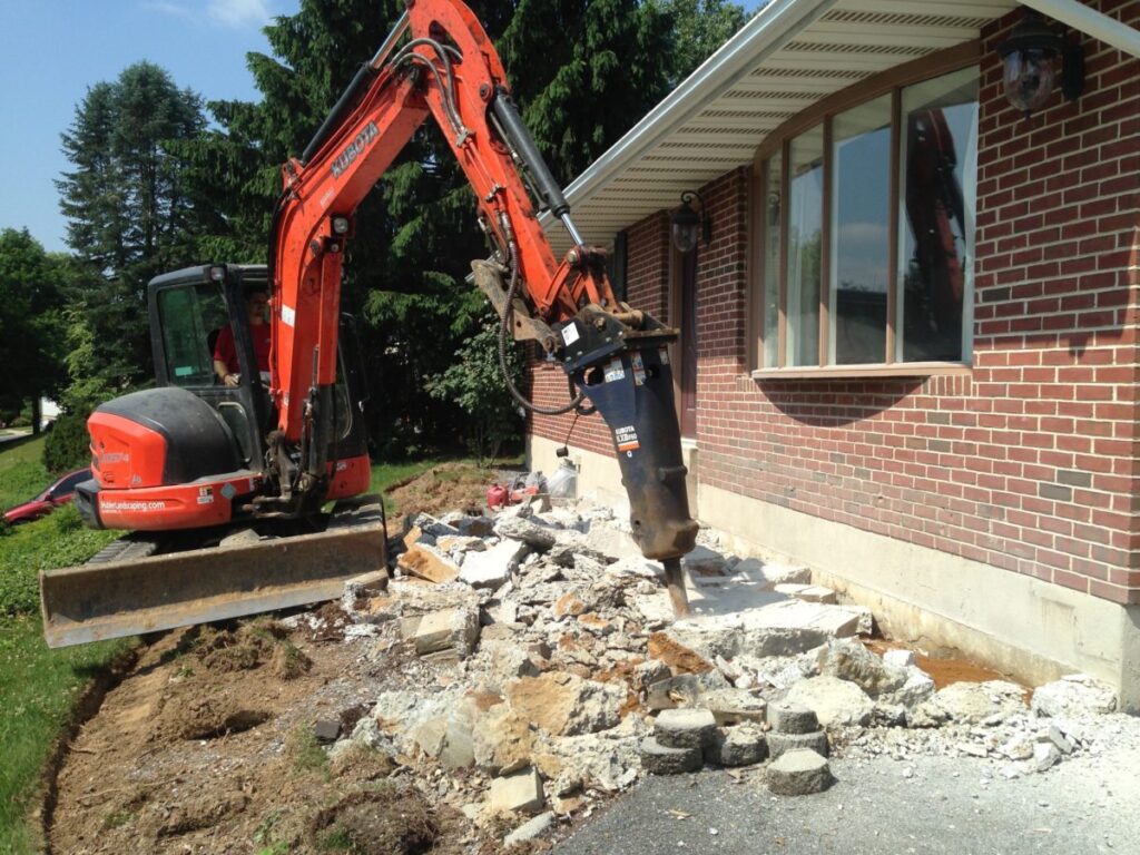 concrete demolition, excavation contractor Nicholasville, KY