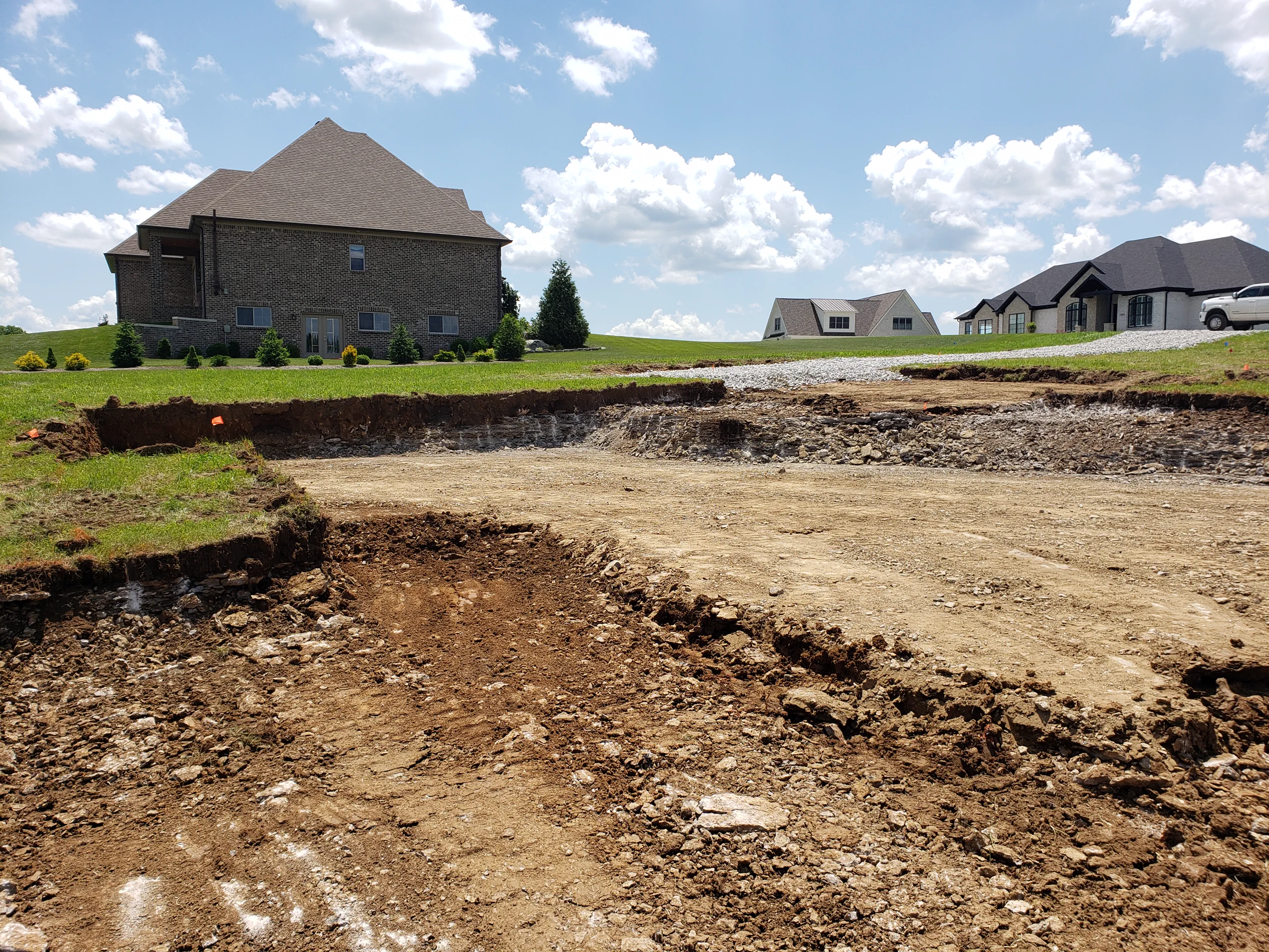 Reliable Outcomes Excavation residential foundation excavation.