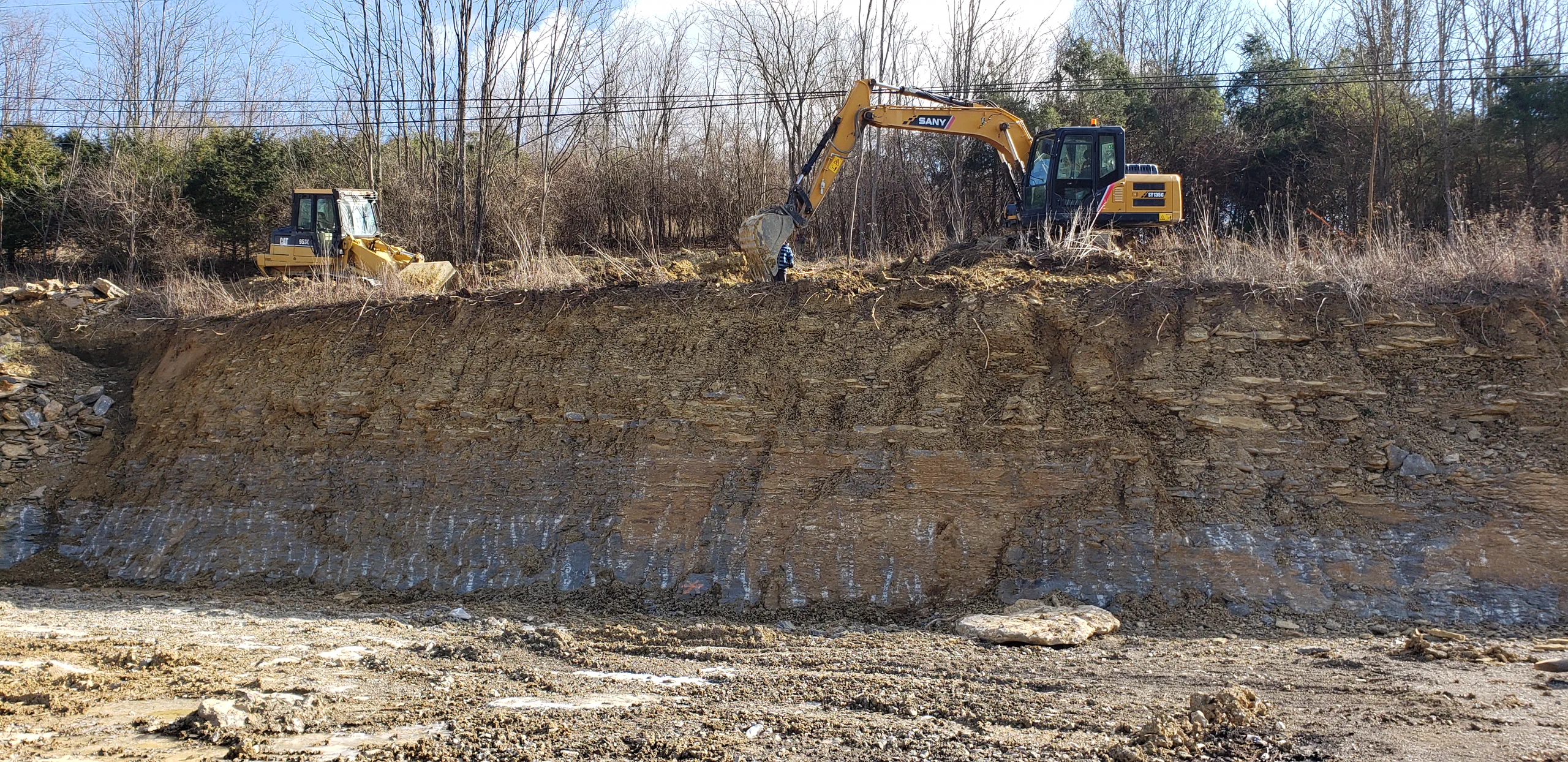 Reliable Outcomes Excavation pond excavation slope grading.